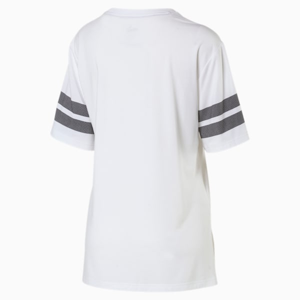 Active Women's Swagger Fashion T-Shirt, Puma White, extralarge-IND