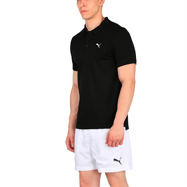 ESS Pique Polo, Cotton Black, extralarge-IND