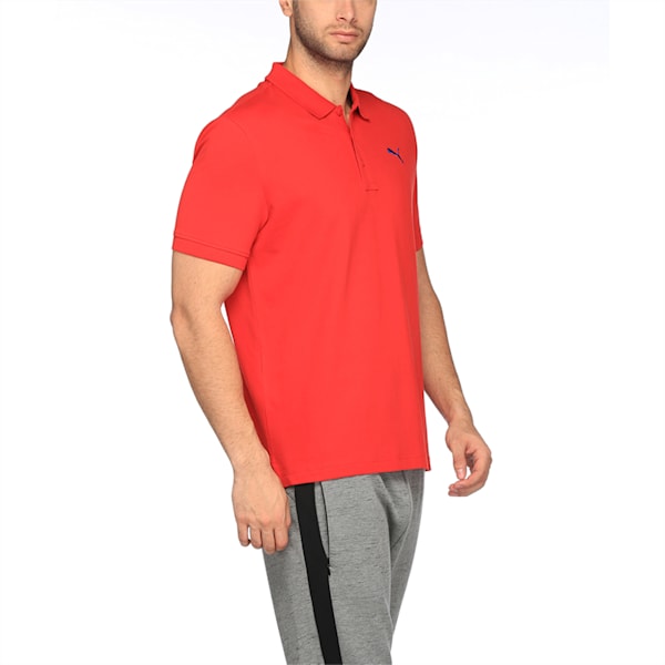 Men's Pique Polo, Barbados Cherry, extralarge-IND