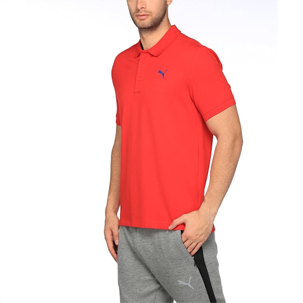 Men's Pique Polo, Barbados Cherry, extralarge-IND