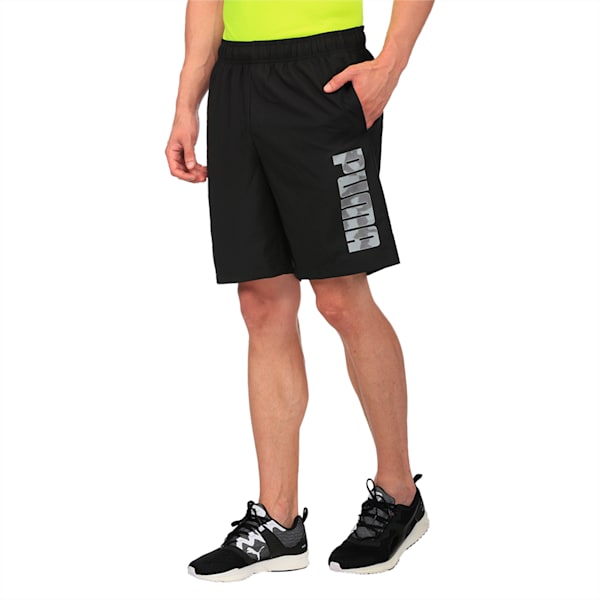 PUMA Hero Woven Shorts, Puma Black-Neutral, extralarge-IND