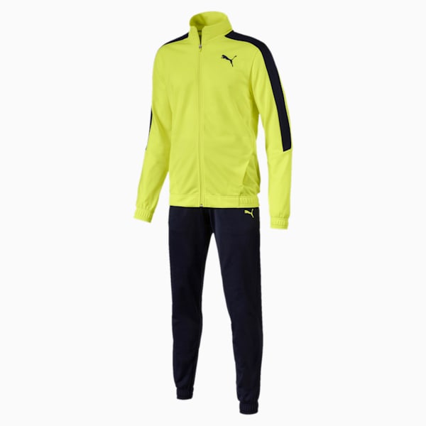 Classic Tricot Men's Track Suit, Fizzy Yellow-Peacoat, extralarge-IND