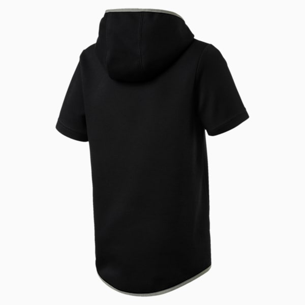Sudadera con capucha sin mangas juvenil TECH, Puma Black, extralarge
