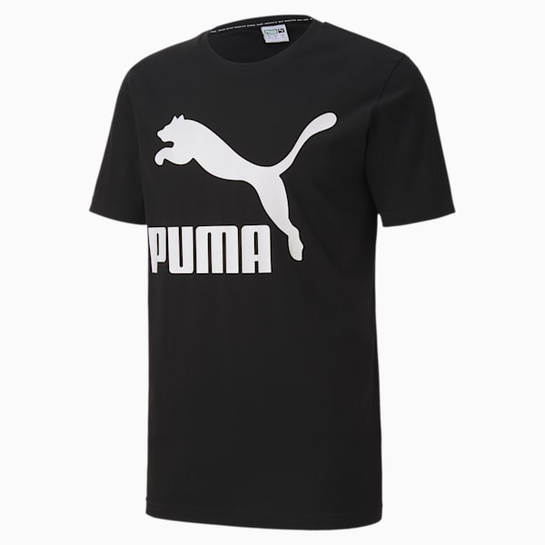 Camiseta Classics con logo para hombre, Puma Black