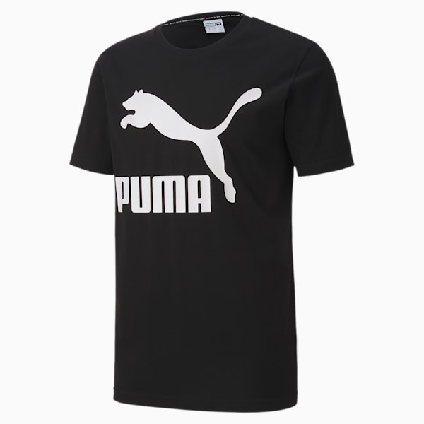 Classics Men's Logo Tee, Puma Black, extralarge