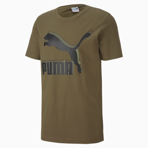 Classics Men's Logo Tee, Burnt Olive, extralarge