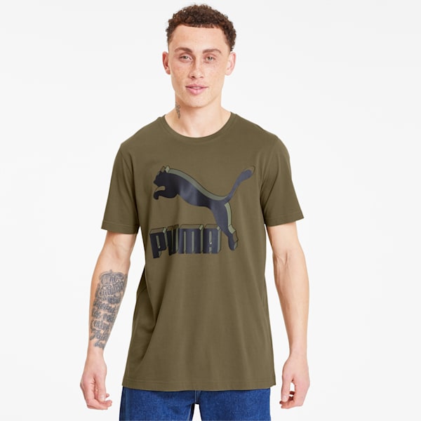 Classics Men's Logo Tee, Burnt Olive, extralarge