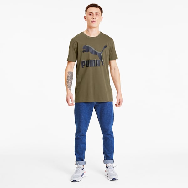 Classics Men's Logo Tee, Burnt Olive, extralarge
