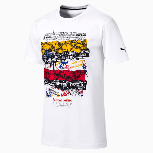 Puma Red Bull Racing Logo Short Sleeve T-Shirt White