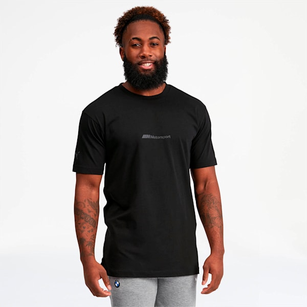 BMW M Motorsport Life Men's Tee, Puma Black, extralarge