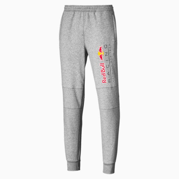 Red Bull Racing Logo Men's Sweatpants, Light Gray Heather, extralarge