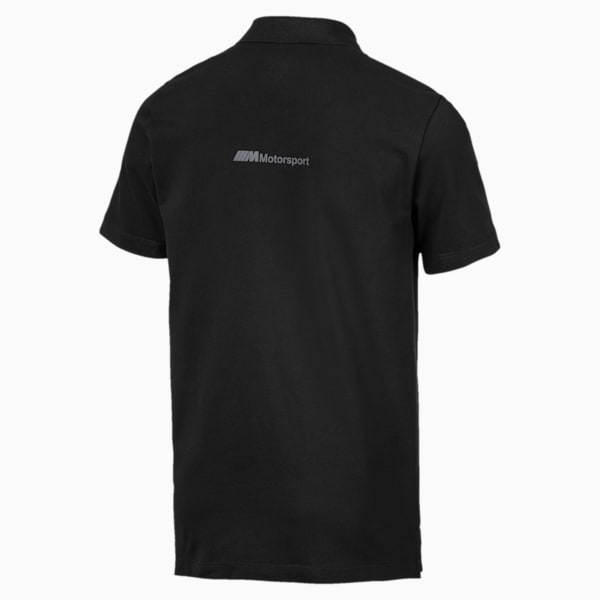 BMW M Motorsport Life Men's Graphic Polo, Puma Black, extralarge