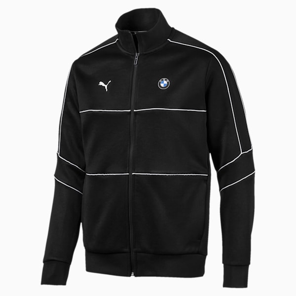 BMW M Motorsport Men's T7 Track Jacket, Puma Black, extralarge