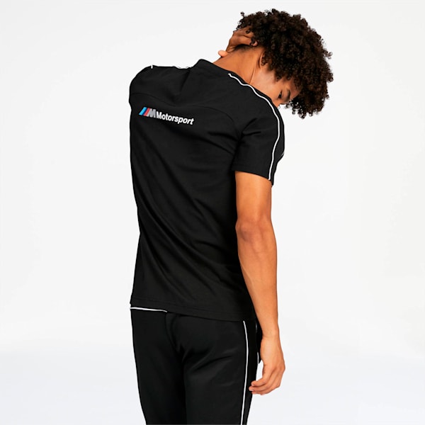 BMW M Motorsport Men's T7 Tee, Puma Black, extralarge