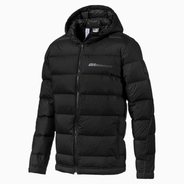 BMW M Motorsport Men's Down Jacket, Puma Black, extralarge