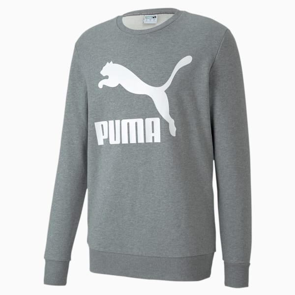 Puma grey sweatshirt deals