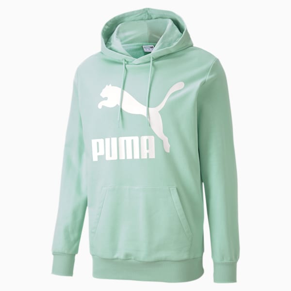 Green puma hoodie on sale