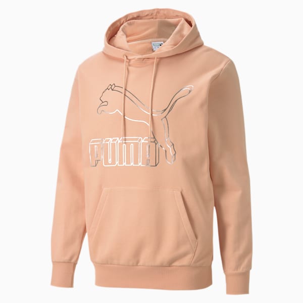 Classics Men's Logo Hoodie, Pink Sand, extralarge