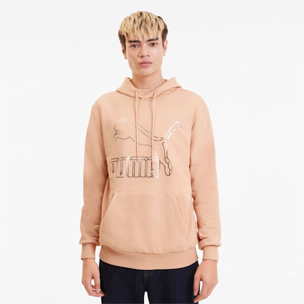 Classics Men's Logo Hoodie, Pink Sand, extralarge