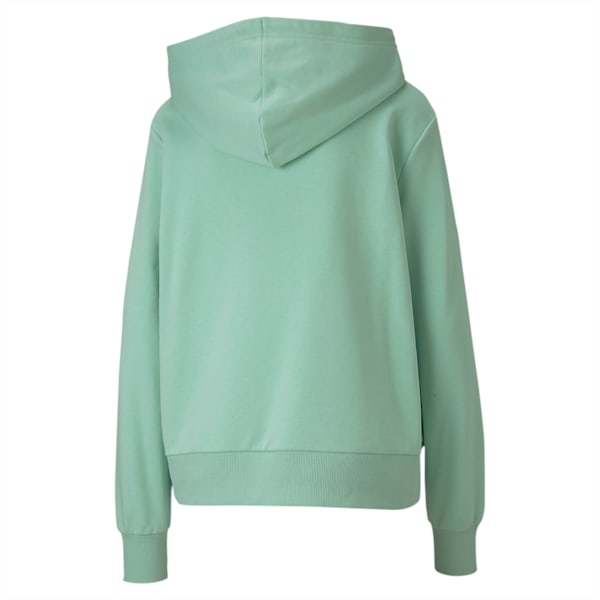 Classics Logo Women's Hoodie, Mist Green, extralarge-IND