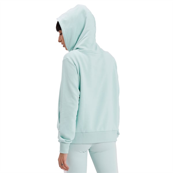 Classics Logo Women's Hoodie, Mist Green, extralarge-IND