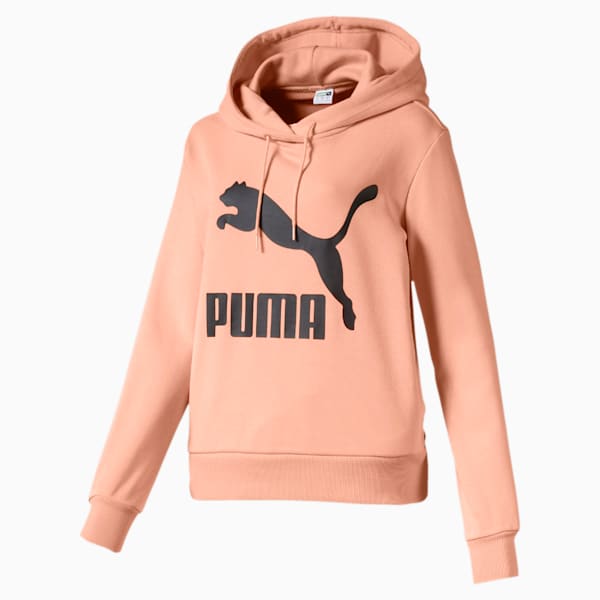 Classics Women's Logo Hoodie, Peach Parfait, extralarge