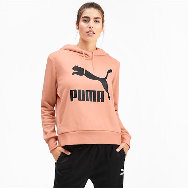 Classics Women's Logo Hoodie, Peach Parfait, extralarge