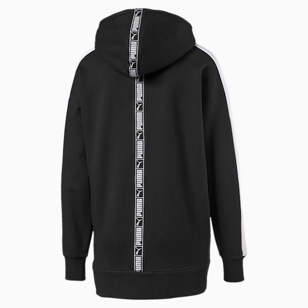 Classics T7 Women's Full Zip Hoodie, Puma Black, extralarge