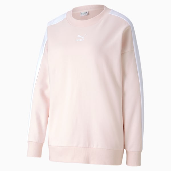 Classics T7 Women's Crewneck Sweatshirt, Rosewater, extralarge