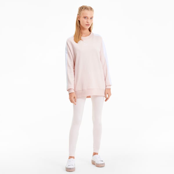 Classics T7 Women's Crewneck Sweatshirt, Rosewater, extralarge