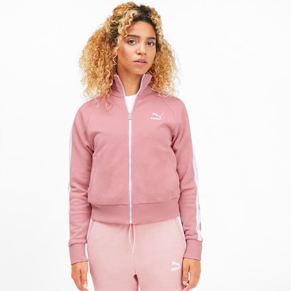 Classics T7 Women's Track Jacket, Bridal Rose, extralarge-IND