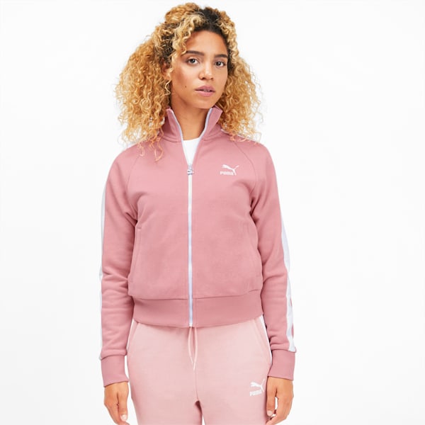 Chaqueta deportiva Classics T7 para mujer, Bridal Rose, extralarge