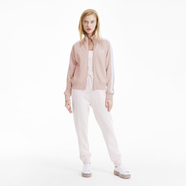 Chaqueta deportiva Classics T7 para mujer, Rosewater, extralarge