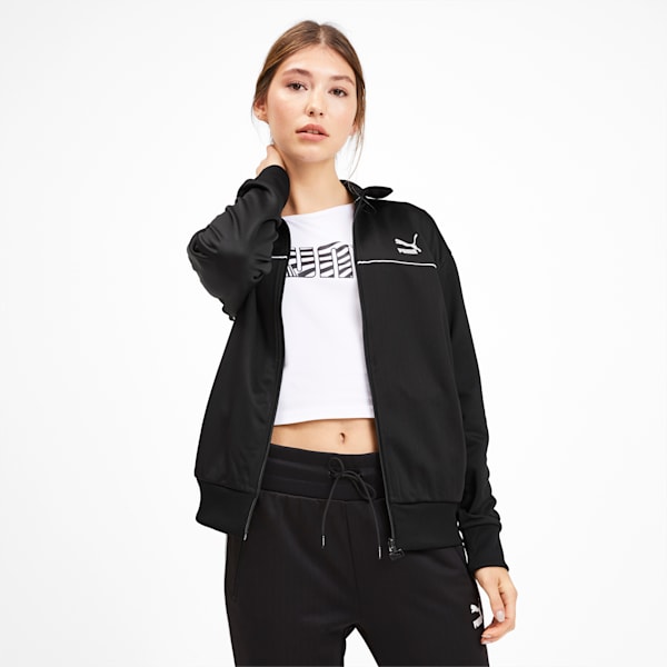 Classics Women's Poly Track Jacket, Puma Black, extralarge