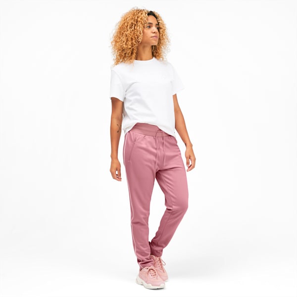 Classics Women's Poly Track Pants, Bridal Rose, extralarge
