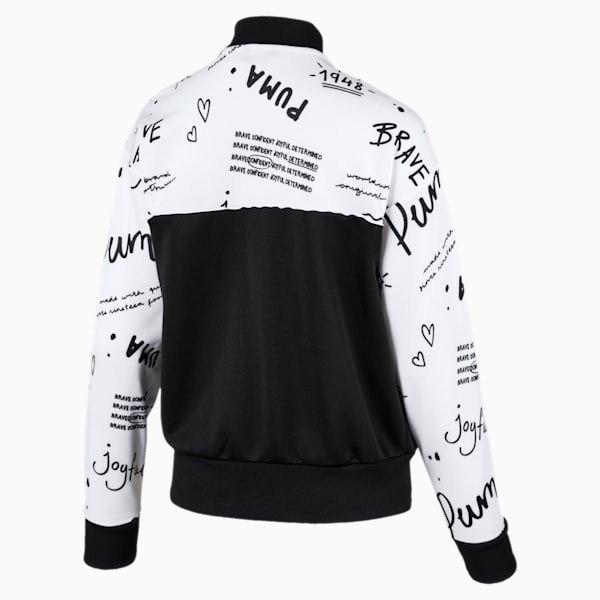 Classics Women's AOP Track Jacket, Puma White-2, extralarge