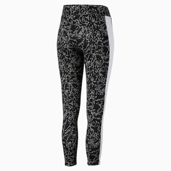 Classics T7 Women's AOP Leggings, Puma Black, extralarge