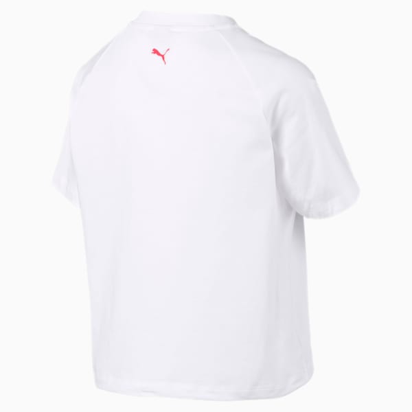 Chase Women's V-Neck Tee, Puma White, extralarge