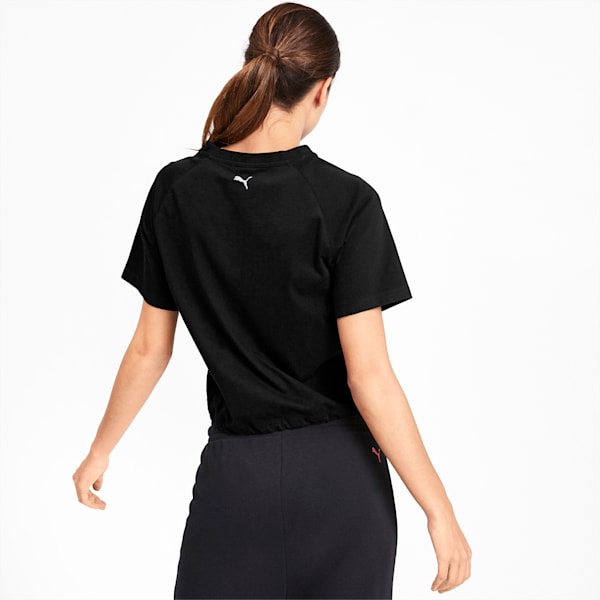 Chase Women's V-Neck Tee, Puma Black, extralarge