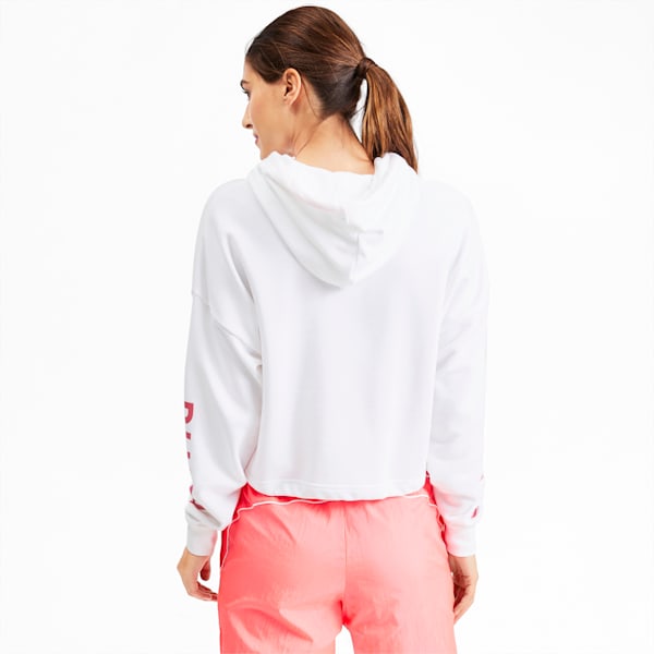 Chase Women's Cropped Hoodie, Puma White, extralarge