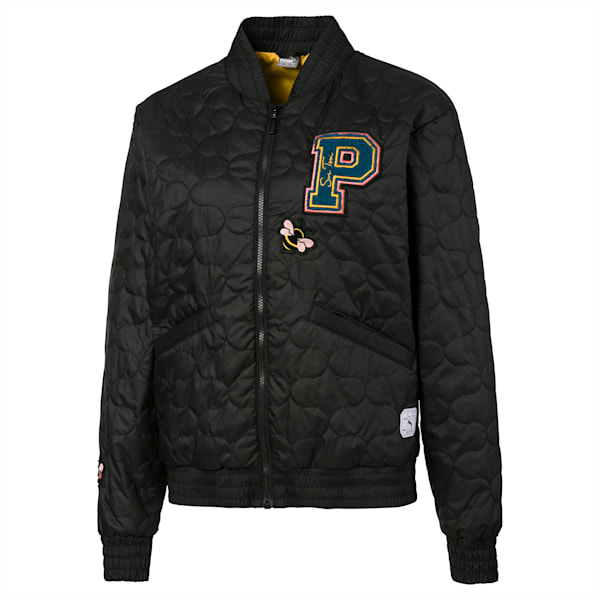 PUMA x SUE TSAI Women's Varsity Jacket, Puma Black, extralarge