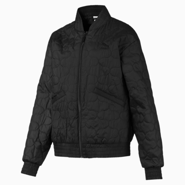 Women's Bomber Jacket, Puma Black, extralarge