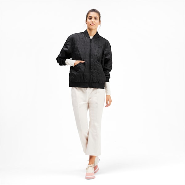 Women's Bomber Jacket, Puma Black, extralarge