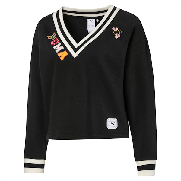 Puma black and white sweater discount