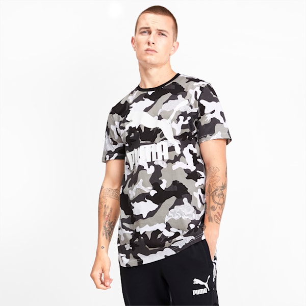 Classics Men's Graphic AOP Tee, Puma Black, extralarge