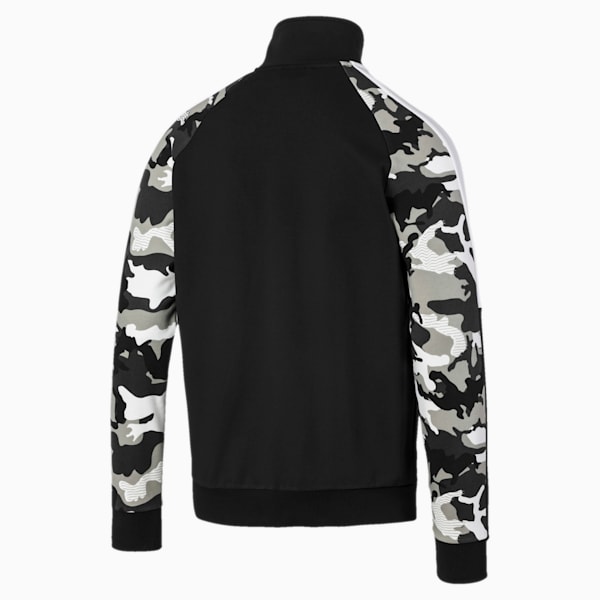 T7 Men's AOP Track Jacket, Puma Black, extralarge