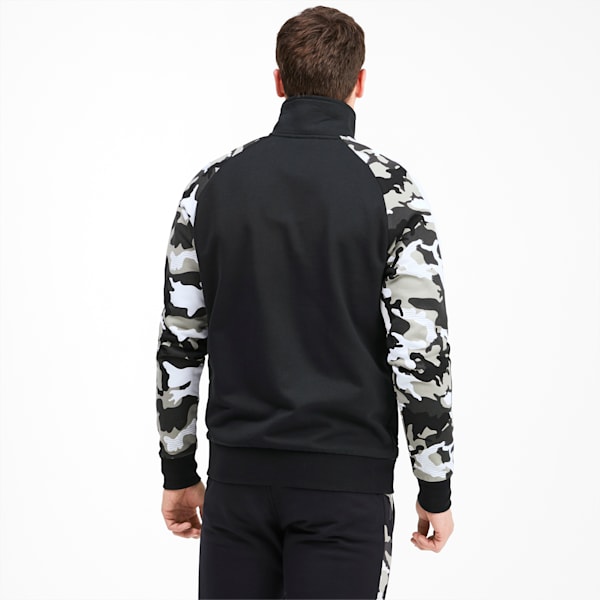 T7 Men's AOP Track Jacket, Puma Black, extralarge