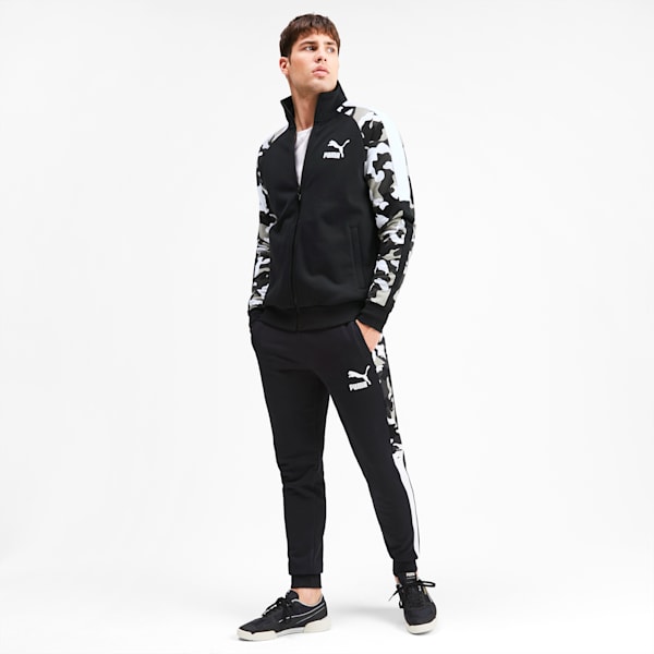 T7 Men's AOP Track Jacket, Puma Black, extralarge