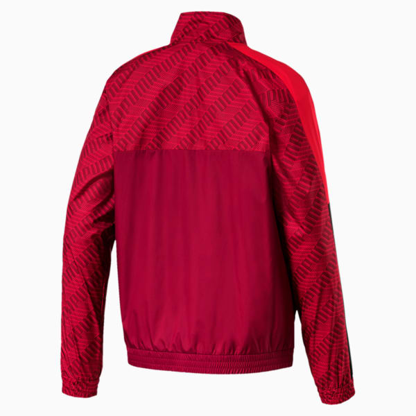 T7 Men's AOP Track Jacket, Rhubarb-Repeat logo, extralarge