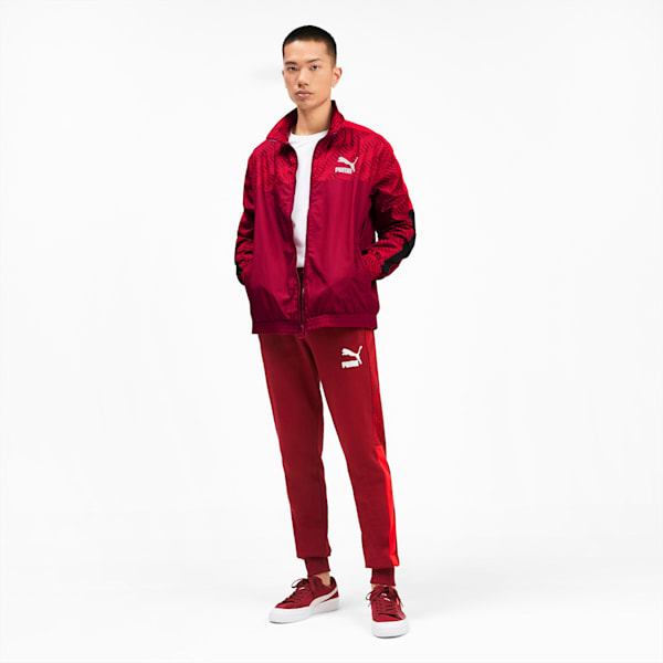 T7 Men's AOP Track Jacket, Rhubarb-Repeat logo, extralarge